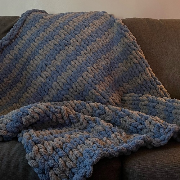 Grey Wool Blankets Briscoes Blue And Gray Textured Throw Blanket